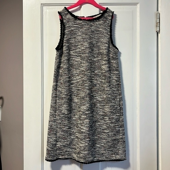 LOFT XS tweed sleeveless dress with pockets - Picture 1 of 9